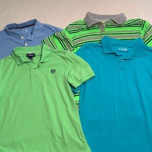 Bundle of 4 boys polo shirts